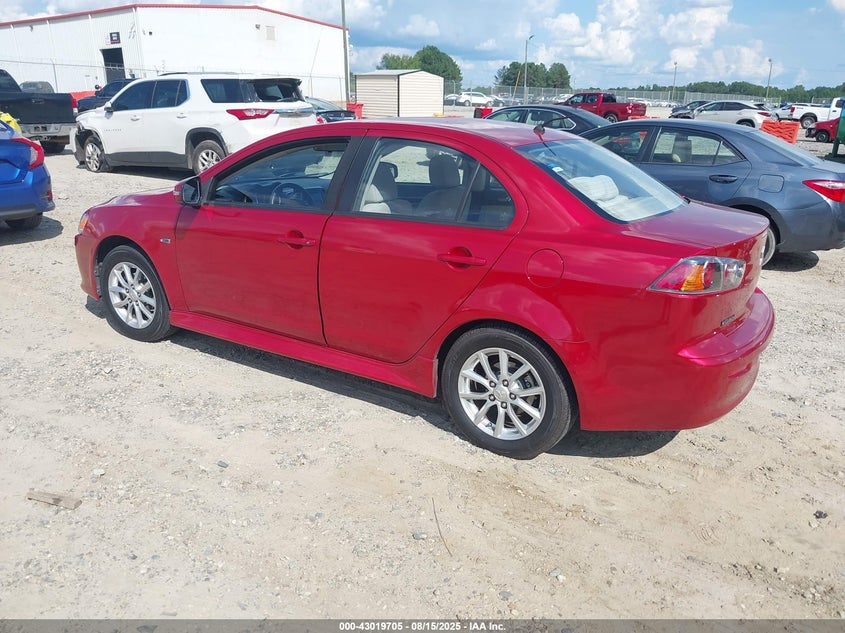 Vin: ja32u2fu7gu008567, lot: 43513834, mitsubishi lancer es 20163
