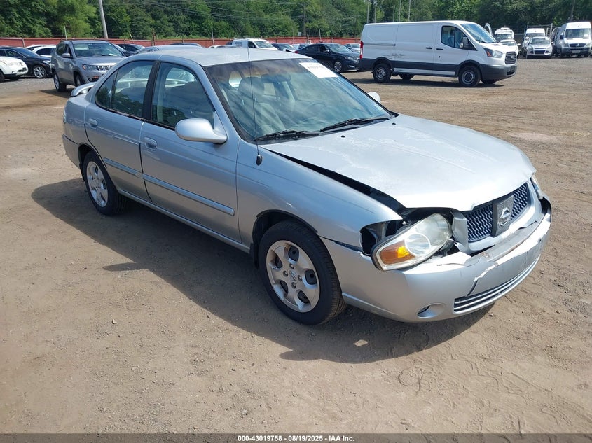 2004 Nissan Sentra 1.8S silver sedan gasoline 3N1CB51D54L476228 photo #1