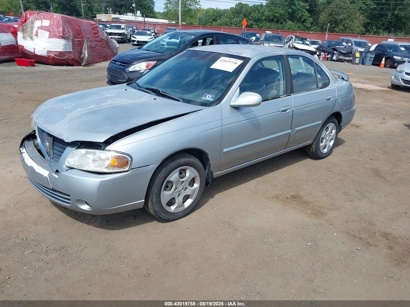 2004 Nissan Sentra 1.8S silver sedan gasoline 3N1CB51D54L476228 photo #3