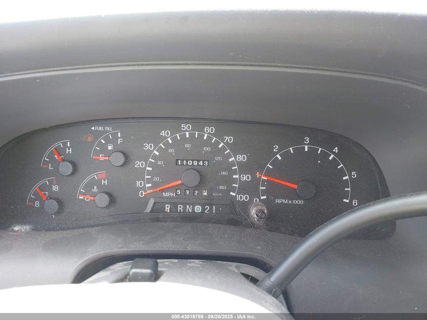 2000 Ford Excursion Xlt VIN: 1FMNU40SXYEA05509 Lot: 43019789