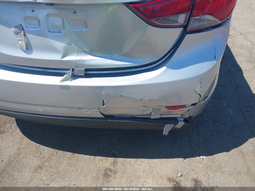 2015 Hyundai Elantra Se VIN: KMHDH4AE9FU236221 Lot: 43019830