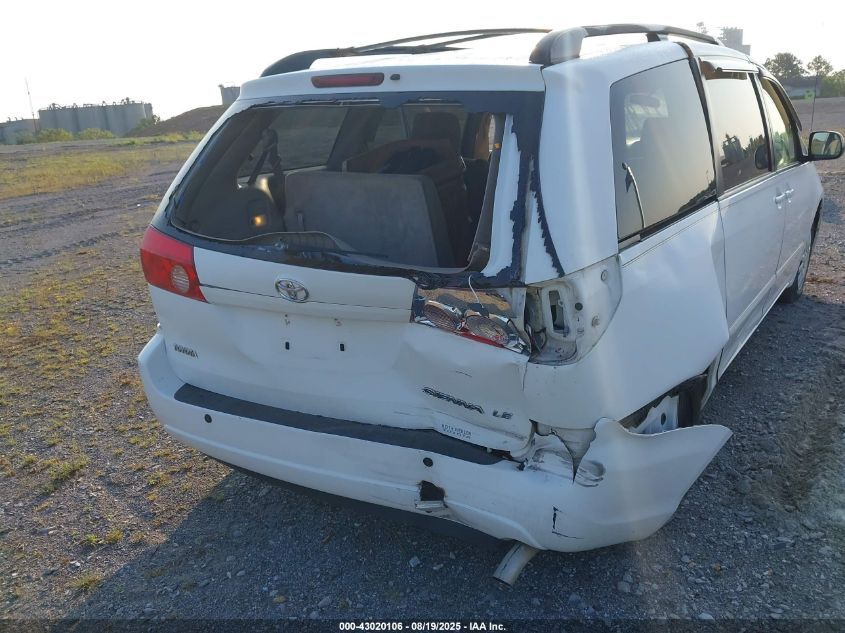 2006 Toyota Sienna Le VIN: 5TDZA23C76S535287 Lot: 43020106
