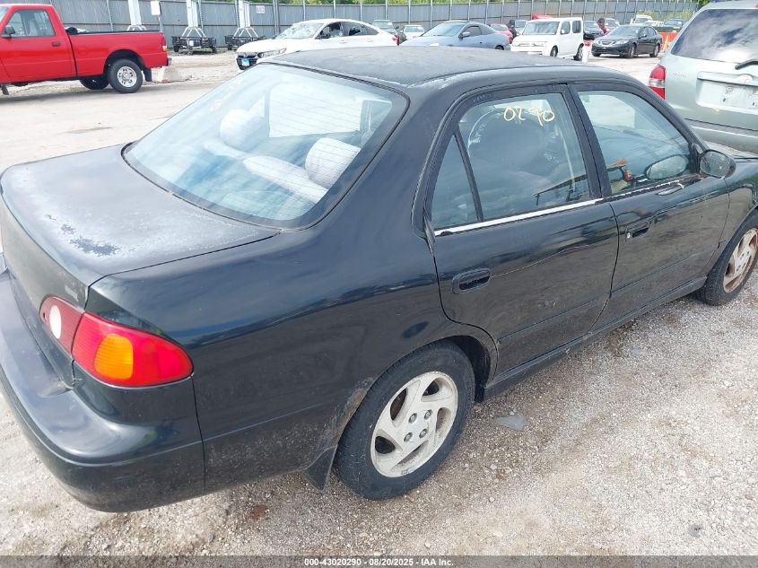 2001 Toyota Corolla S VIN: 2T1BR12E41C457480 Lot: 43020290