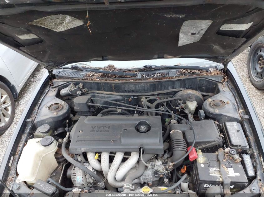 2001 Toyota Corolla S VIN: 2T1BR12E41C457480 Lot: 43020290