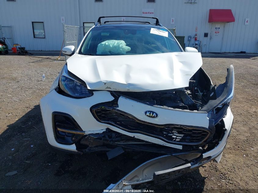 2021 Kia Sportage Sx Turbo VIN: KNDPRCA68M7846141 Lot: 43020331