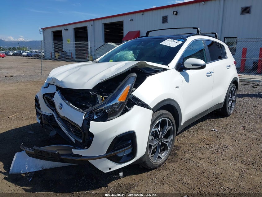 VIN KNDPRCA68M7846141 2021 KIA SPORTAGE SX TURBO