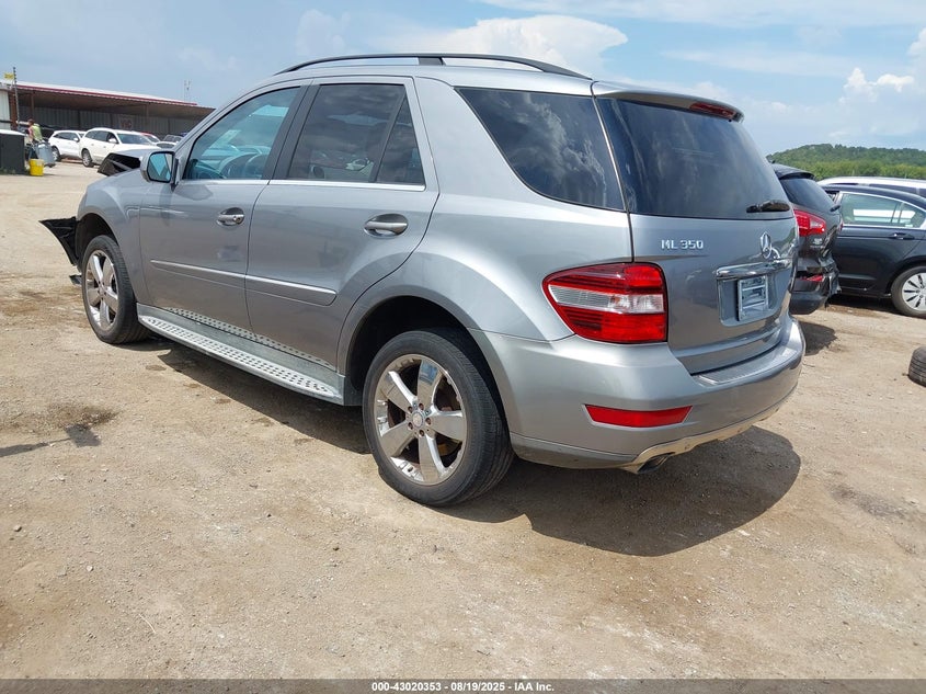 2010 Mercedes-Benz Ml 350 silver other gasoline 4JGBB5GB7AA610170 photo #4