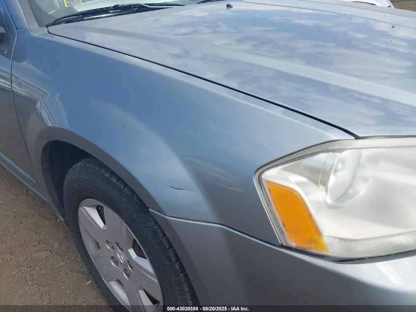 2008 Dodge Avenger Se VIN: 1B3LC46K38N266682 Lot: 43020358