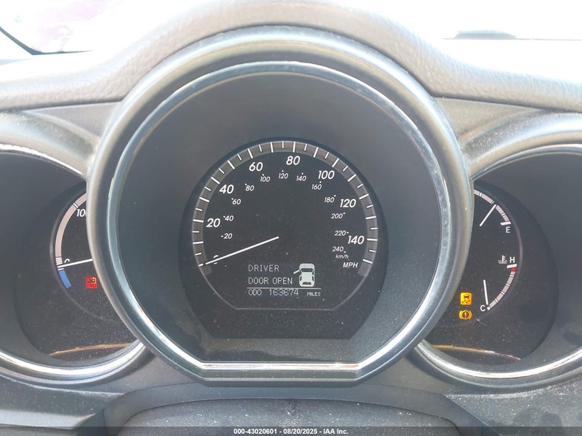 2008 Lexus Rx 400H VIN: JTJGW31U082009276 Lot: 43020601