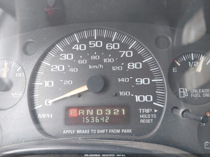 2002 Chevrolet Express VIN: 1GCGG25R721134045 Lot: 43020620