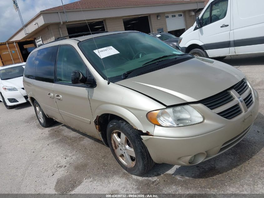 2006 Dodge Grand Caravan Sxt beige van gasoline 2D4GP44L76R913488 photo #1