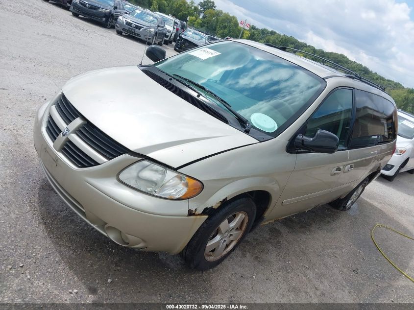 2006 Dodge Grand Caravan Sxt beige van gasoline 2D4GP44L76R913488 photo #3
