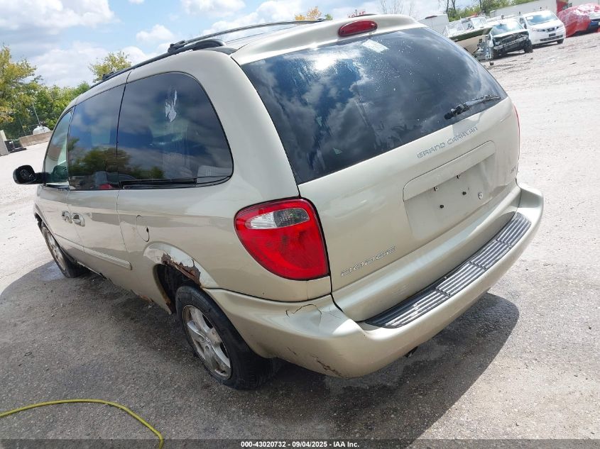 2006 Dodge Grand Caravan Sxt beige van gasoline 2D4GP44L76R913488 photo #4
