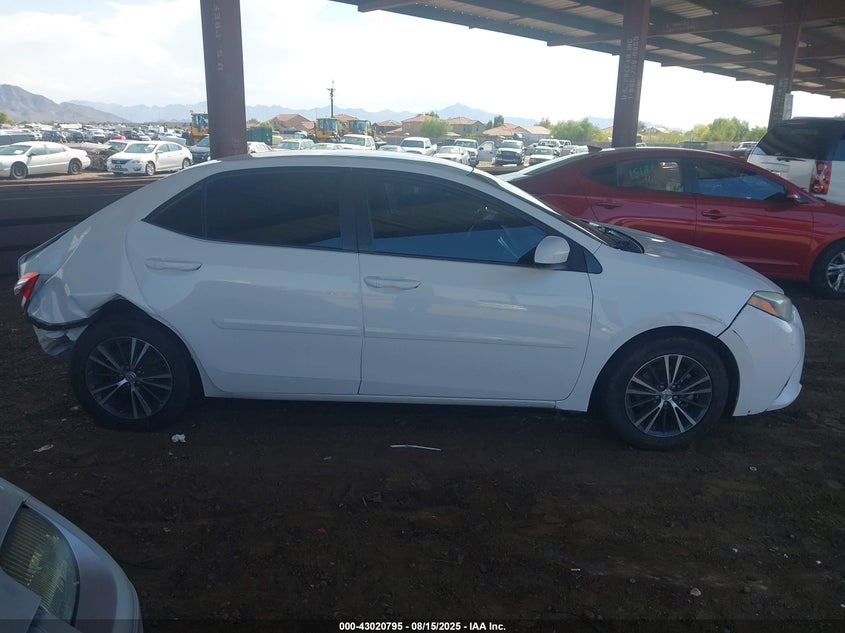 2016 Toyota Corolla Le Plus VIN: 2T1BURHE1GC570607 Lot: 43020795