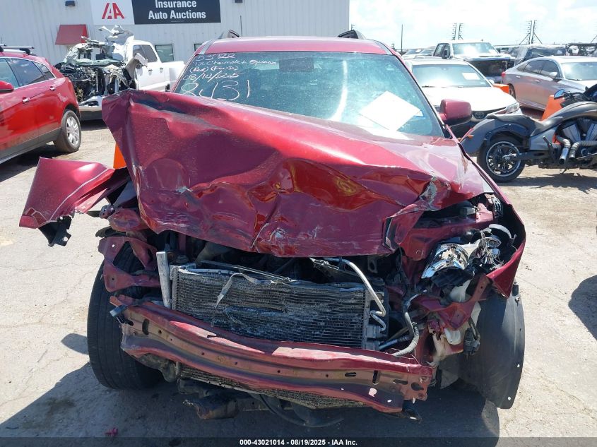 2012 Chevrolet Equinox 1Lt VIN: 2GNALDEK8C6218431 Lot: 43021014