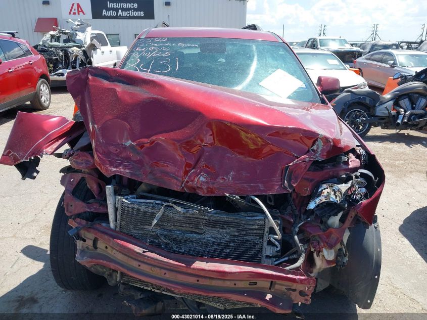 2012 Chevrolet Equinox 1Lt VIN: 2GNALDEK8C6218431 Lot: 43021014