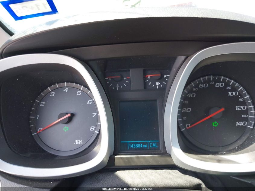 2012 Chevrolet Equinox 1Lt VIN: 2GNALDEK8C6218431 Lot: 43021014