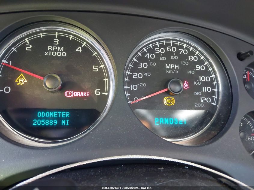 2007 Chevrolet Tahoe Lt VIN: 1GNFC13J37R308904 Lot: 43021401