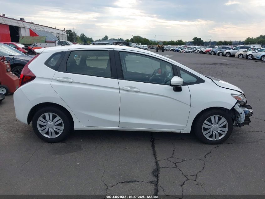 2016 Honda Fit Lx VIN: JHMGK5H53GX001746 Lot: 43021567