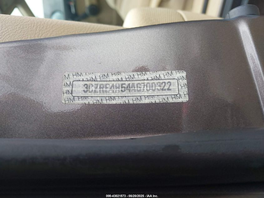 2010 Honda Cr-V Ex VIN: 3CZRE4H54AG700322 Lot: 43021573