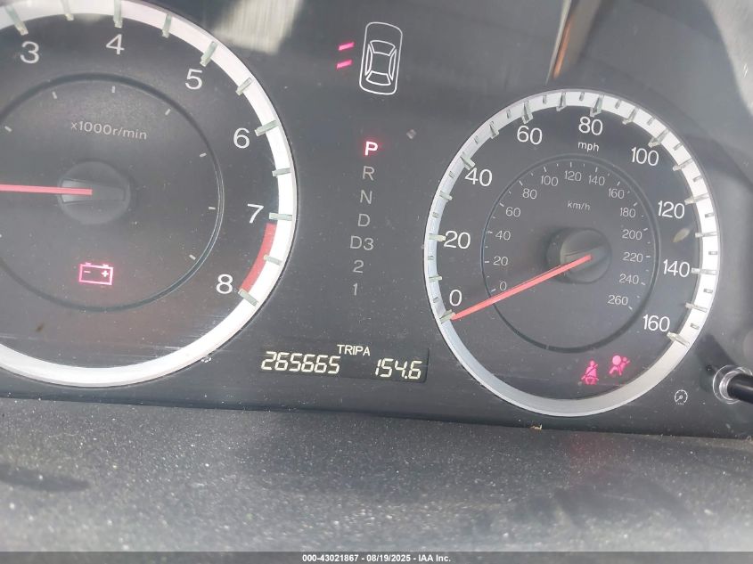 2011 Honda Accord 2.4 Ex-L VIN: 1HGCP2F88BA120743 Lot: 43021867