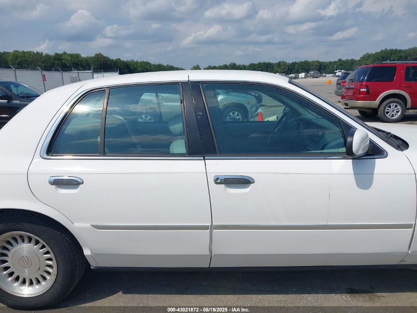 1999 Mercury Grand Marquis Ls VIN: 2MEFM75W9XX638987 Lot: 43021872