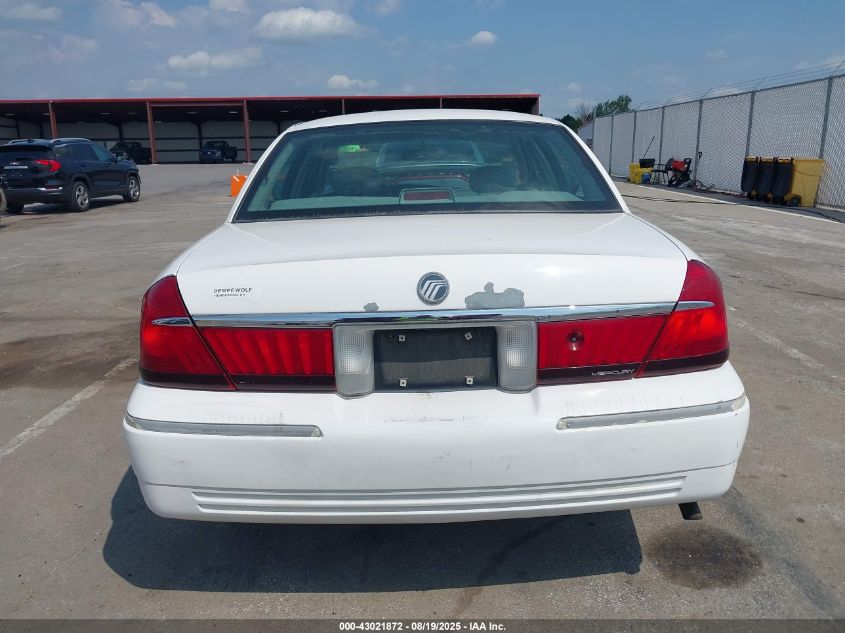 1999 Mercury Grand Marquis Ls VIN: 2MEFM75W9XX638987 Lot: 43021872