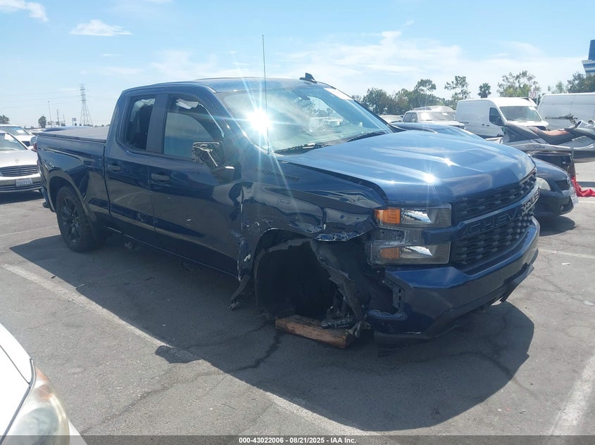 2020 CHEVROLET SILVERADO 1500 2WD DOUBLE CAB STANDARD BED CUSTOM - 1GCRWBEF1LZ328669