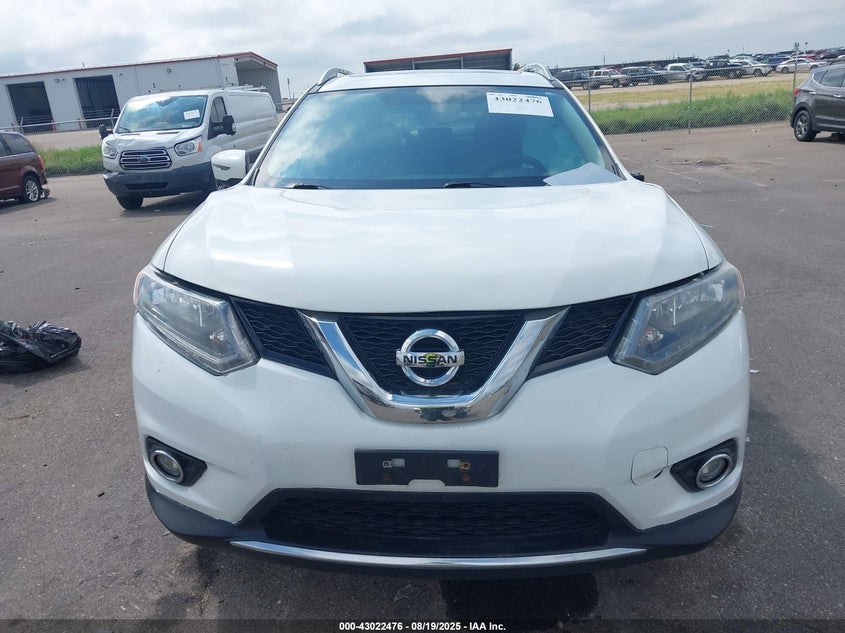 2016 Nissan Rogue Sv VIN: 5N1AT2MV5GC797900 Lot: 43022476