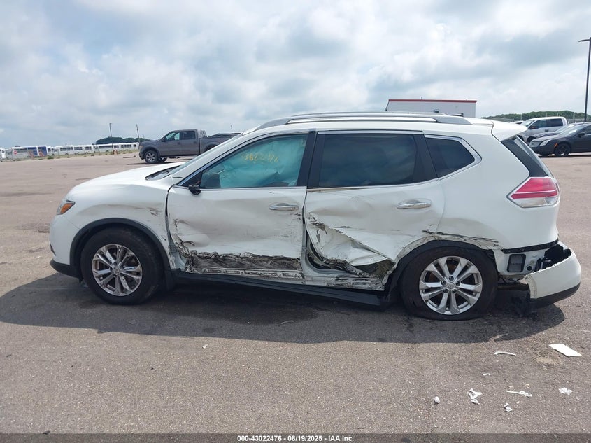 2016 Nissan Rogue Sv VIN: 5N1AT2MV5GC797900 Lot: 43022476