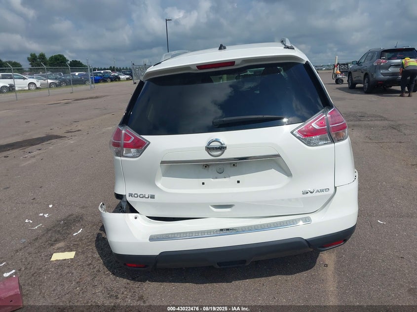 2016 Nissan Rogue Sv VIN: 5N1AT2MV5GC797900 Lot: 43022476