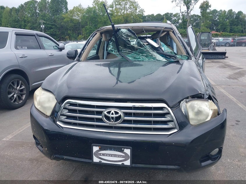 2008 Toyota Highlander Limited VIN: JTEES42A082039339 Lot: 43022478