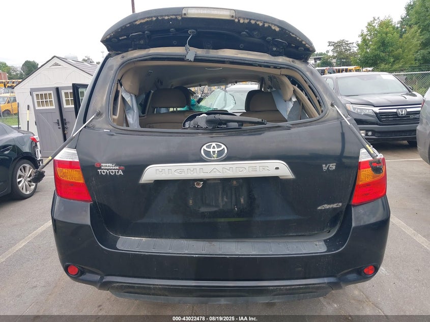 2008 Toyota Highlander Limited VIN: JTEES42A082039339 Lot: 43022478