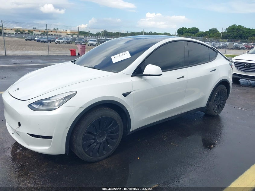 VIN 5YJYGDEE6MF257567 2021 TESLA MODEL Y LONG RANGE DUAL MOTOR ALL-WHEEL DRIVE