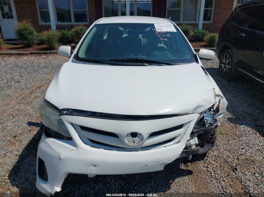 2012 Toyota Corolla Le VIN: 2T1BU4EE0CC872584 Lot: 43022618