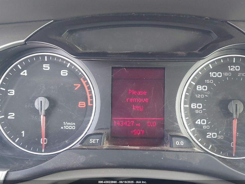 2009 Audi A4 2.0T Premium VIN: WAULF78K39N026079 Lot: 43022868