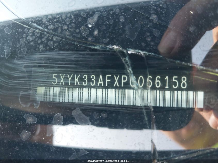 2023 Kia Sportage Ex VIN: 5XYK33AFXPG066158 Lot: 43022877