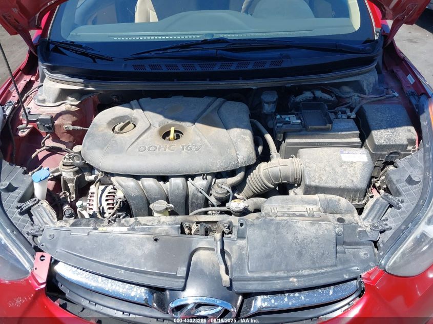 2012 Hyundai Elantra Limited (Ulsan Plant) VIN: KMHDH4AE9CU251510 Lot: 43023286