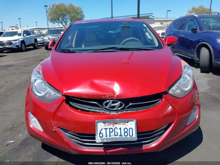 2012 Hyundai Elantra Limited (Ulsan Plant) VIN: KMHDH4AE9CU251510 Lot: 43023286
