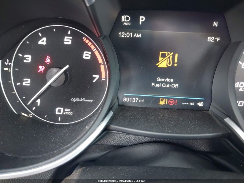 2019 Alfa Romeo Stelvio Sport Rwd VIN: ZASPAJANXK7C38418 Lot: 43023303