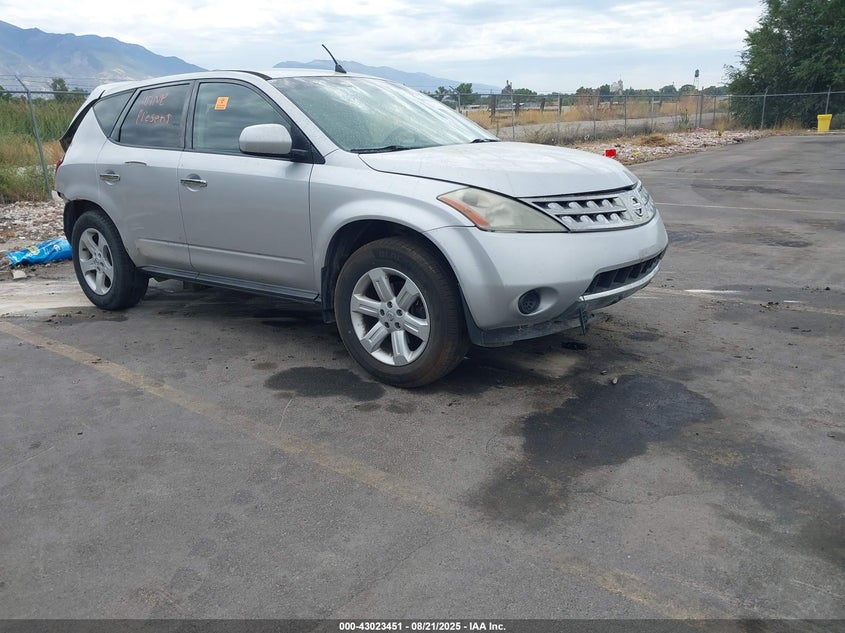 JN8AZ08W66W501925 2006 Nissan Murano S auction photo 1