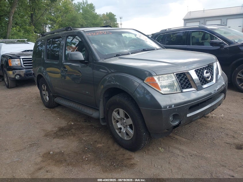 5N1AR18W36C655846 2006 Nissan Pathfinder Se Off-Road auction photo 1