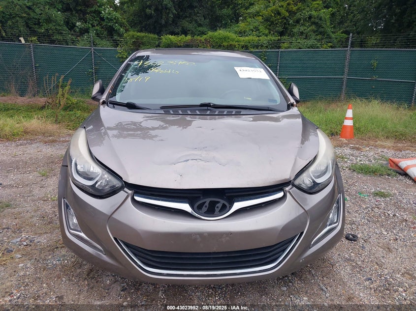 2016 HYUNDAI ELANTRA VALUE EDITION 5NPDH4AE2GH716908