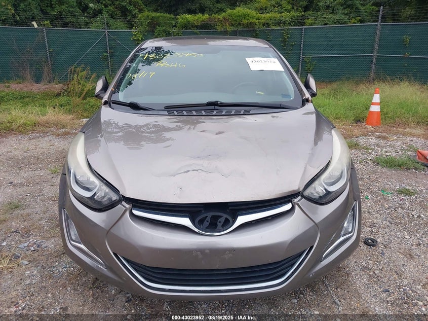 2016 HYUNDAI ELANTRA VALUE EDITION 5NPDH4AE2GH716908