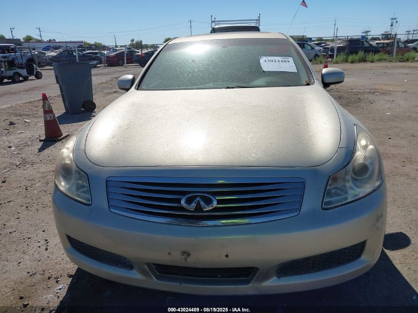 2007 Infiniti G35X VIN: JNKBV61F27M815298 Lot: 43024489