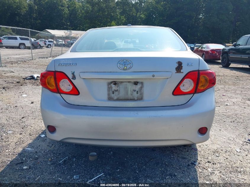 2010 Toyota Corolla Le VIN: 1NXBU4EE7AZ221223 Lot: 43024690