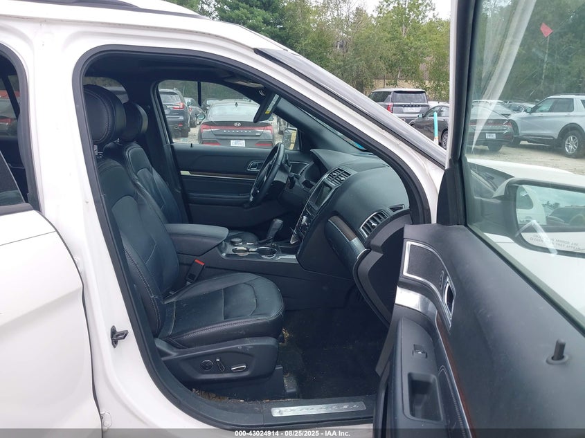 2017 Ford Explorer 2.3 Limited White Lot 111043024914 Vin 1FM5K8FH3HGE07031