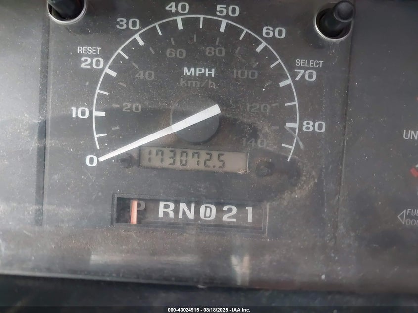 1997 Ford F-250 Xl VIN: 1FTHX25GXVEC01334 Lot: 43024915