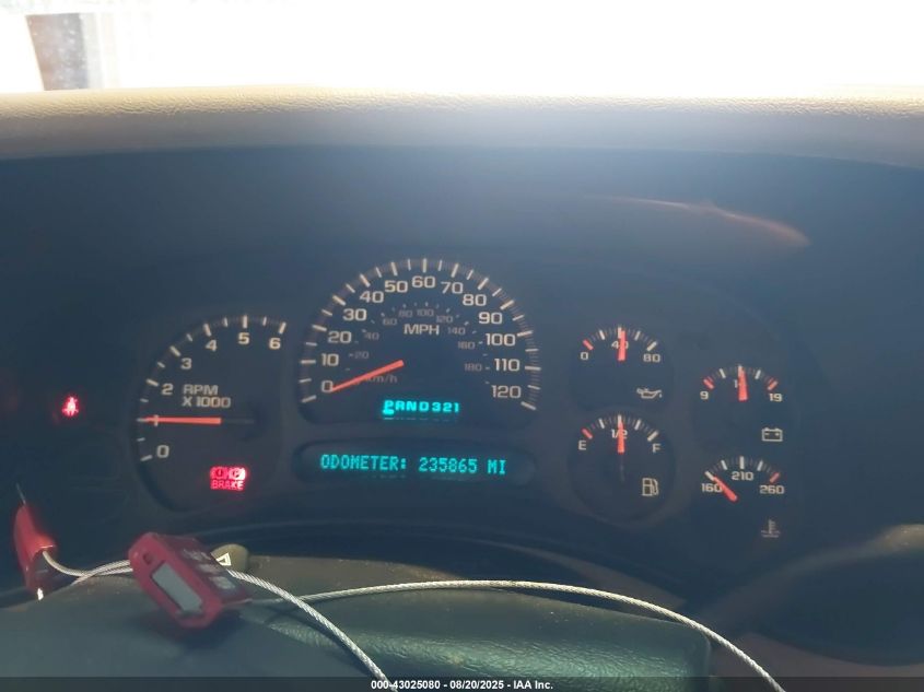 2003 Chevrolet Tahoe VIN: 1GENK13ZX3J203211 Lot: 43025080