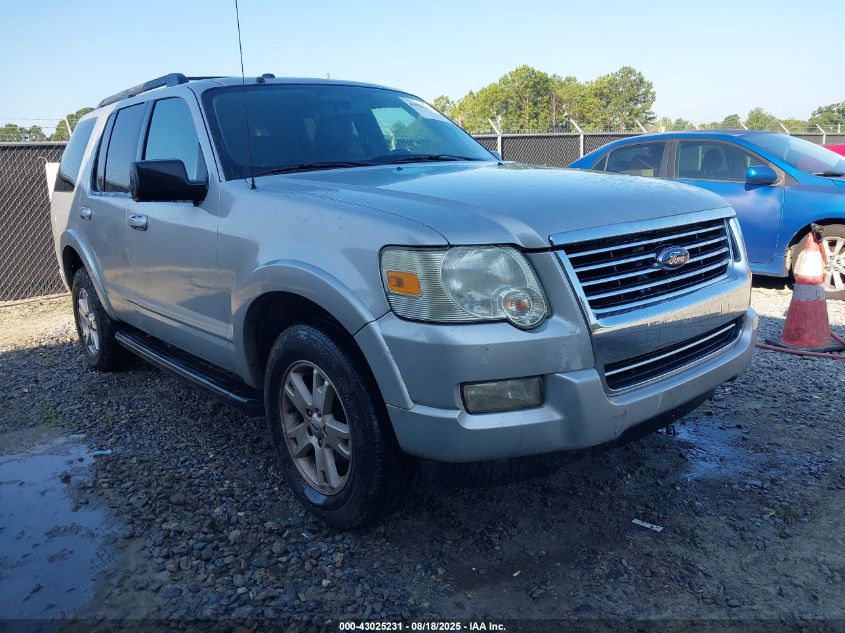 2010 Ford Explorer Xlt silver other gasoline 1FMEU6DEXAUA28915 photo #1